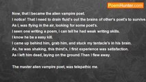 Derrick Clark - Part 2: I Became the Alien Vampire Poet...