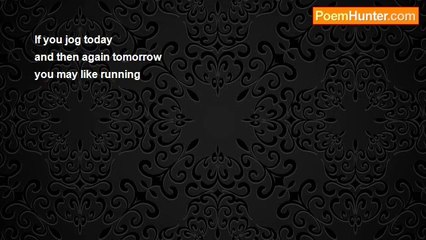 Allen Steble - Haiku- Jogging