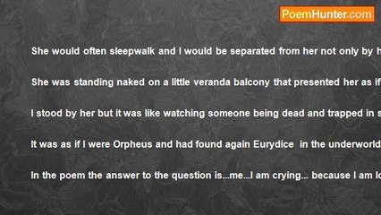 Dónall Dempsey - Mais Qui Pleure Lá, Si Proche De Moi-Même Au Moment  De Plerurer? (Who's Crying There, So Near Me At The Point Of Crying?)