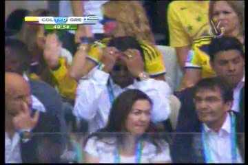 El Tigre Falcao acompañó a su selección desde las gradas