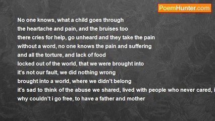 Tracy Rollings - What we go through(child abuse)