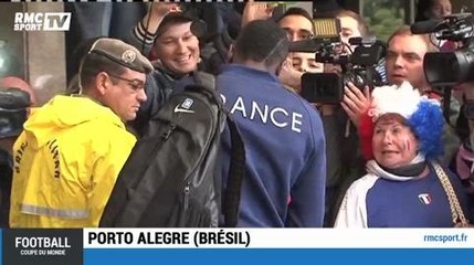 Football / L'équipe de France est à Porto Alegre - 14/06