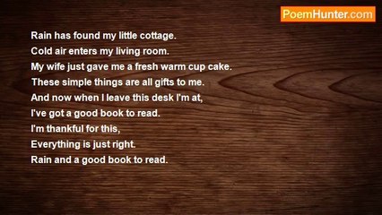 Junior Pocoloco - Rain and a good book