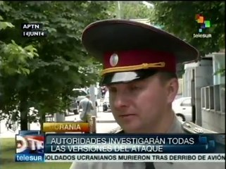 Autodefensas derriban un avión del Ejército de Ucrania