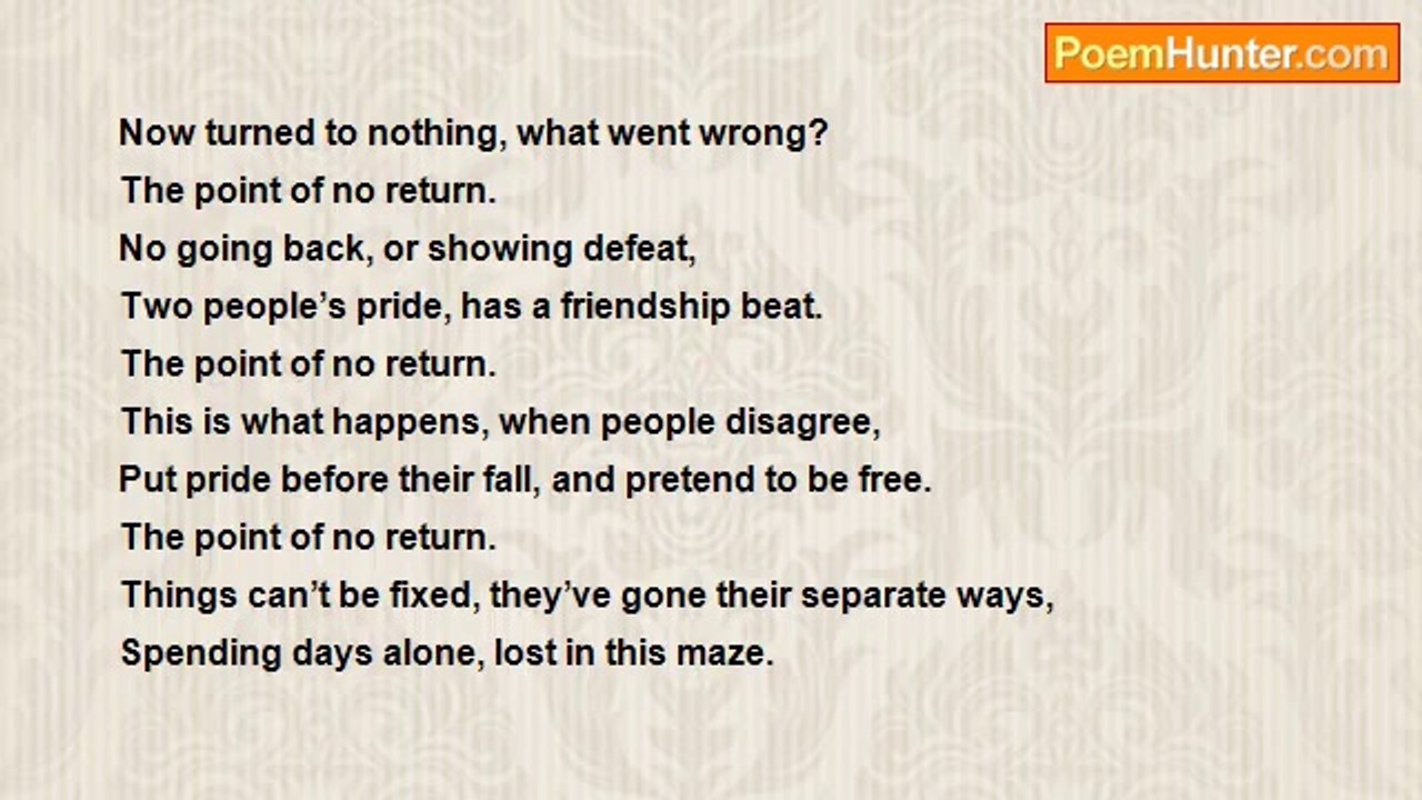 beautiful imperfection - The Point of No Return