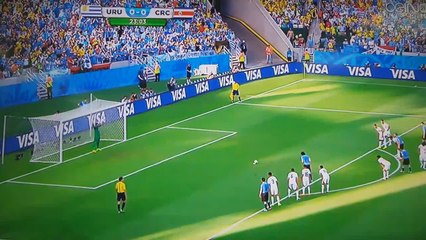 هدف أوروجواي في مرمي كوستاريكا