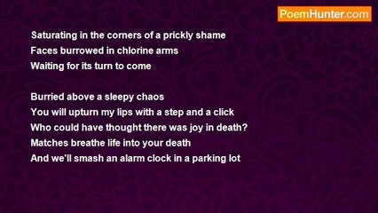 Audrey Stephenson - Smashing an alarm clock in a parking lot...