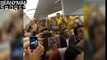 World Cup 2014 - Radamel Falcao Films On Board The Colombia Plane To Belo Horizonte