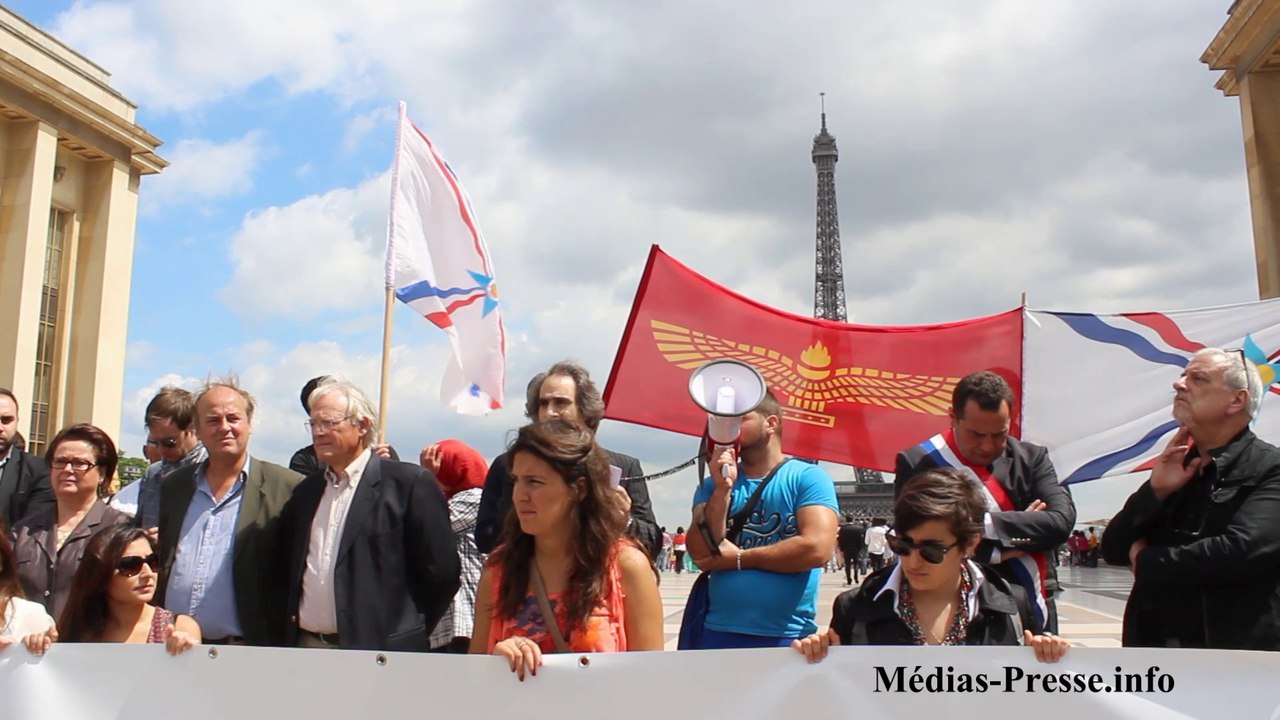 Richard Haddad - rassemblement de soutien des Chrétiens au moyen Orient - 14 juin 2014