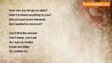 Jade lee - Break up (vodka and Orange)