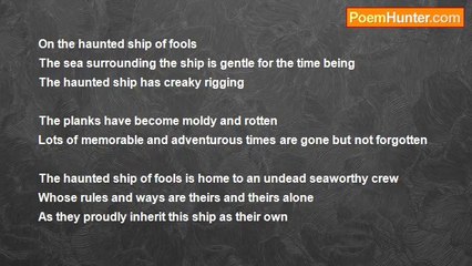 Justin Gildow - The Haunted Ship Of Fools