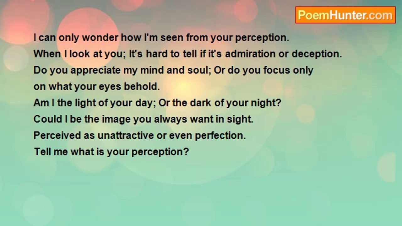 Christina E. Brown - Perception