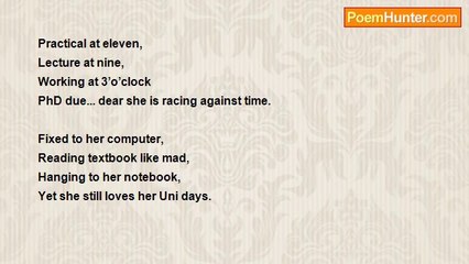 Melissa Coventry - She loves her Uni days