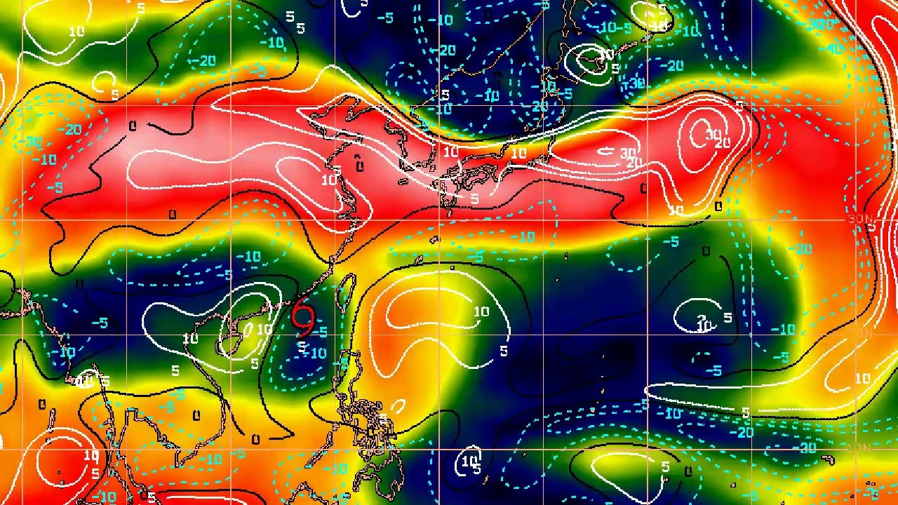 Tropical Storm Hagibis near China - June 15, 2014