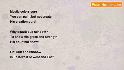 Subbaraman N V - 'RAINBOW' in Haiku