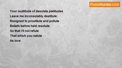 Sailing to windward - That infirm Institution