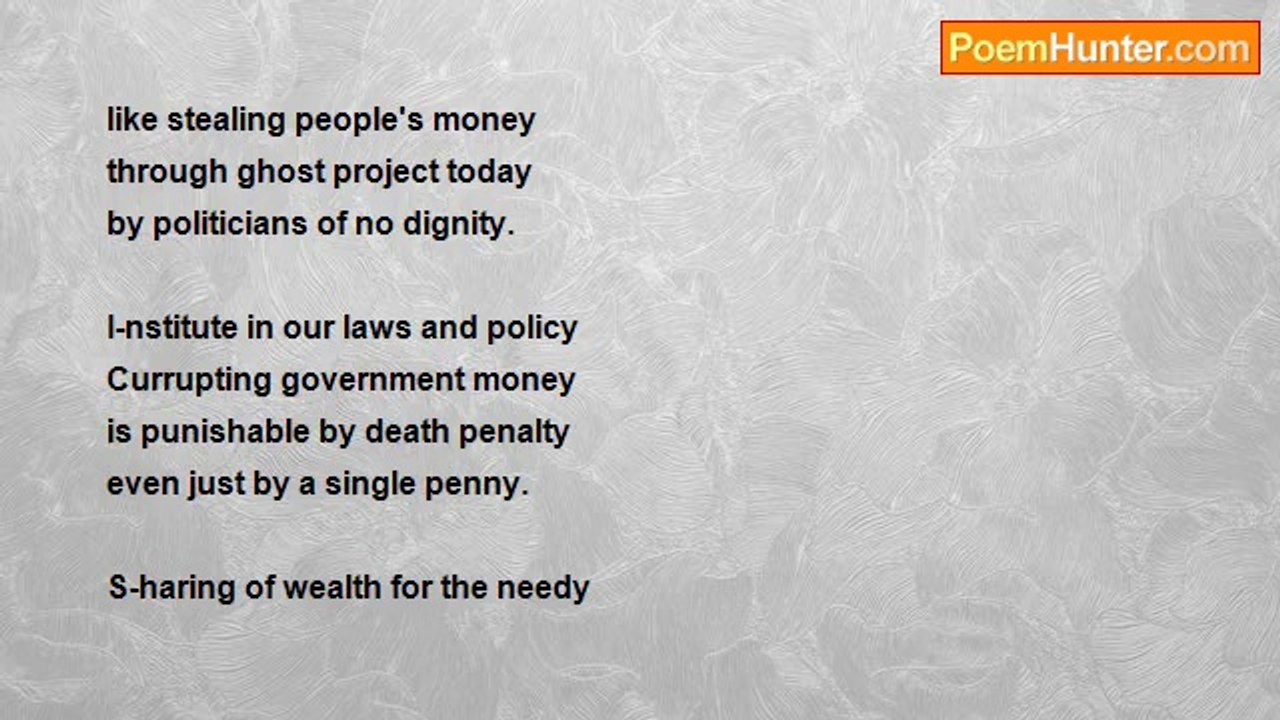 MELVIN BANGGOLLAY - CRISIS IN OUR ECONOMY