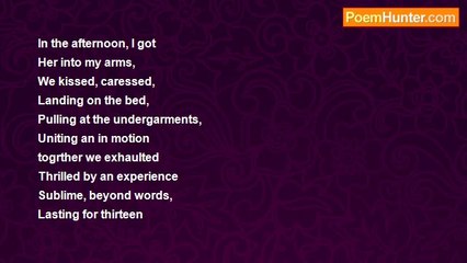 RAVIKIRAN ARAKKAL - THIRTEEN  MINUTES....OF   PLE....