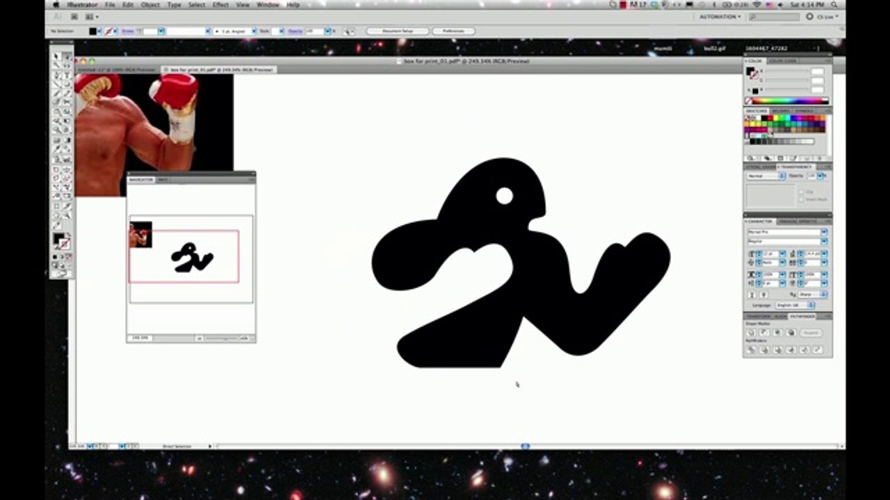 Design Fundamentals Execution of a neg. space boxer