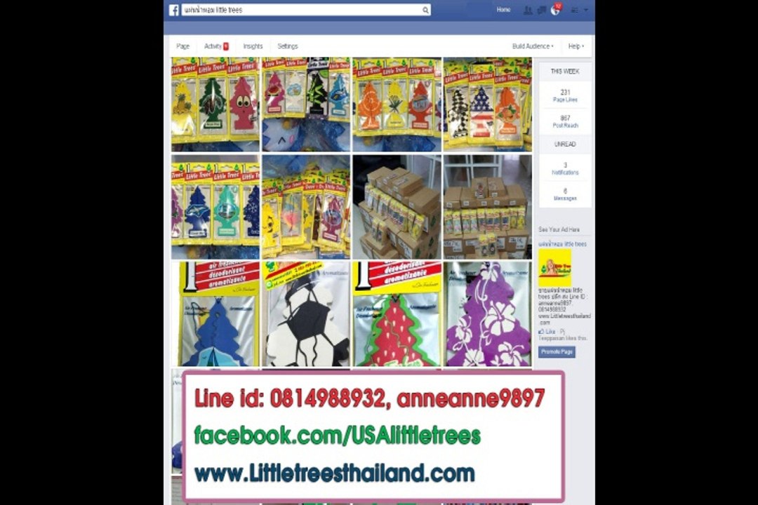 รายได้เสริม หาเงินออนไลน์ง่ายๆ กับการขาย แผ่นน้ำหอม Little trees