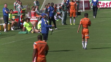 Brasil treina para encarar o México