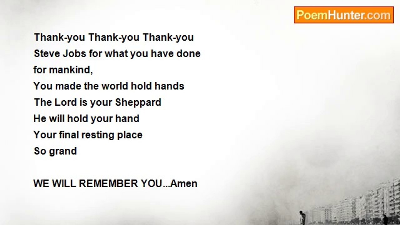 Ken e Hall - Steve Jobs We Will Remember You