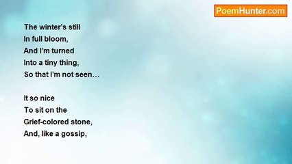 Tsira Gogeshvili - THE WINTER’S  IN FULL BLOOM