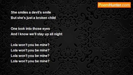Venla ... - Lola Won't You Be Mine?