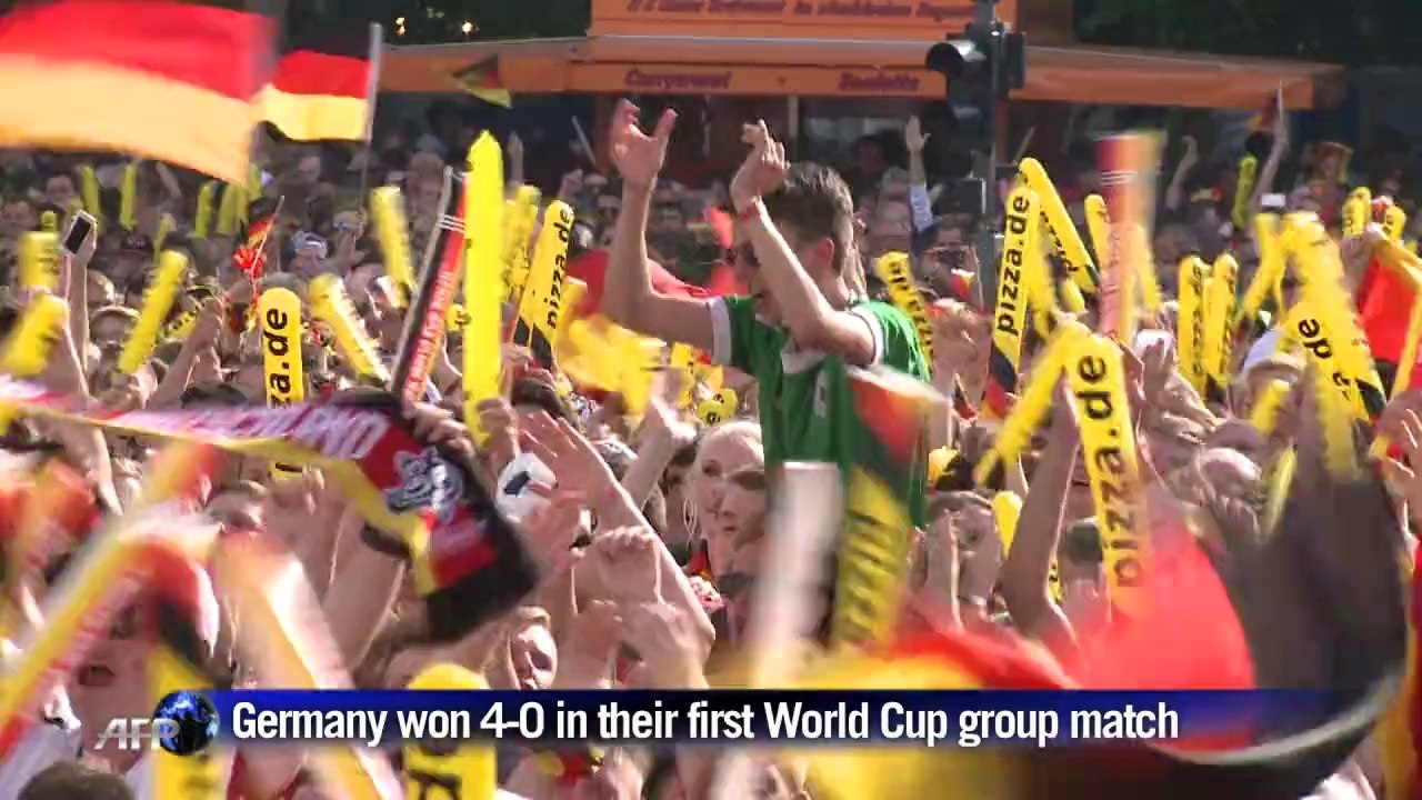 Berliners watch in big numbers as Germany rout Portugal