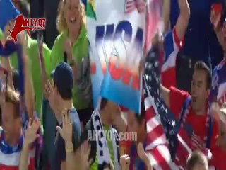 هدف أمريكا الأول في غانا مقابل 0 كأس العالم بالبرازيل 2014