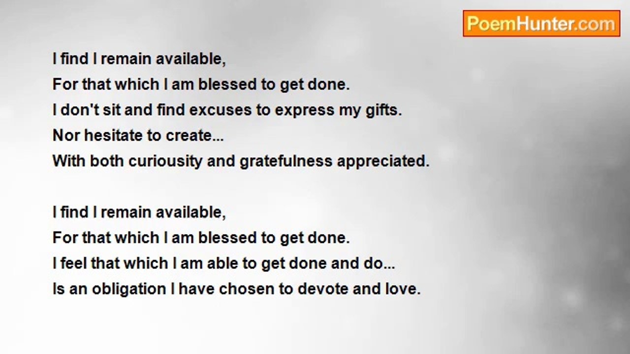 Lawrence S. Pertillar - Going To Find That Time To Be Available