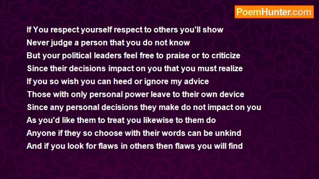 Francis Duggan - If You Respect Yourself