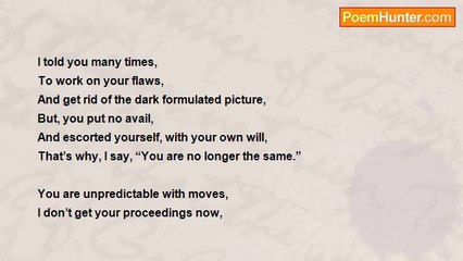 Richa Dhodi - YOU ARE NO LONGER THE SAME..