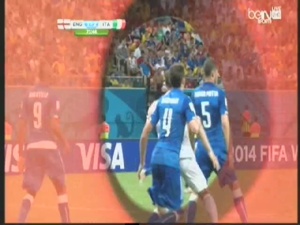 الشوط الثاني لمباراة إيطاليا وإنجلترا في كأس العالم كامل