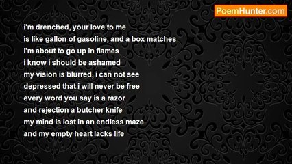 Nate Jones - gallon of gasoline, and a box matches