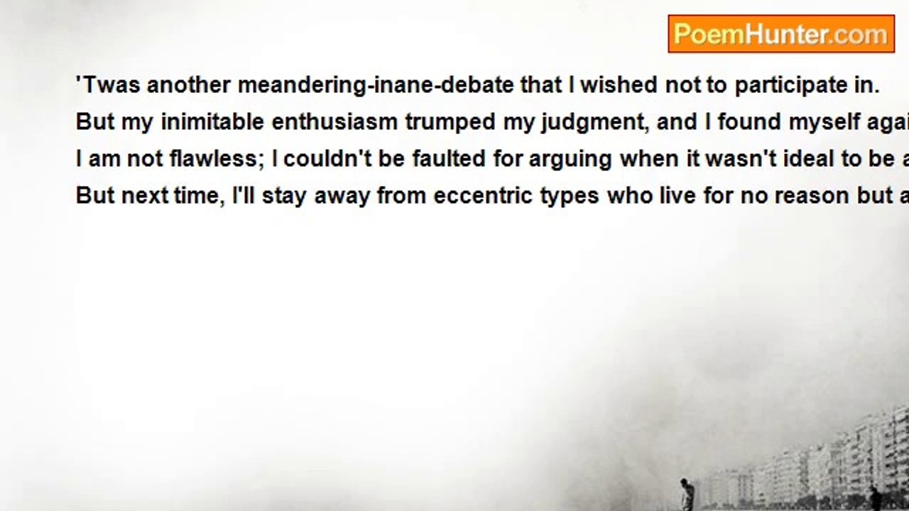 Craig Chirinda - Arguing