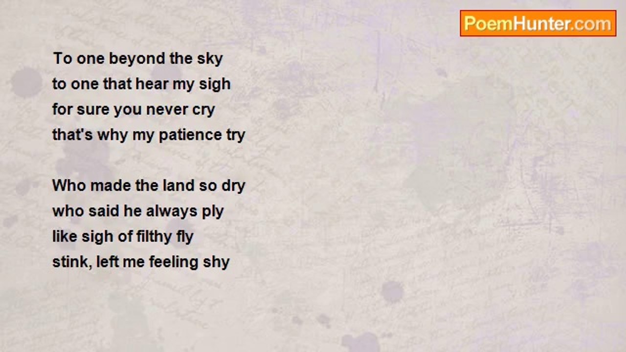 Emmanuel Odum - An Unsaid Prayer