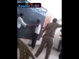 Indian police woman beats the sh-t out of two rape convicts