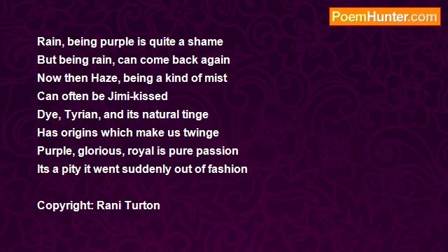 Rani Turton - Purple Passion