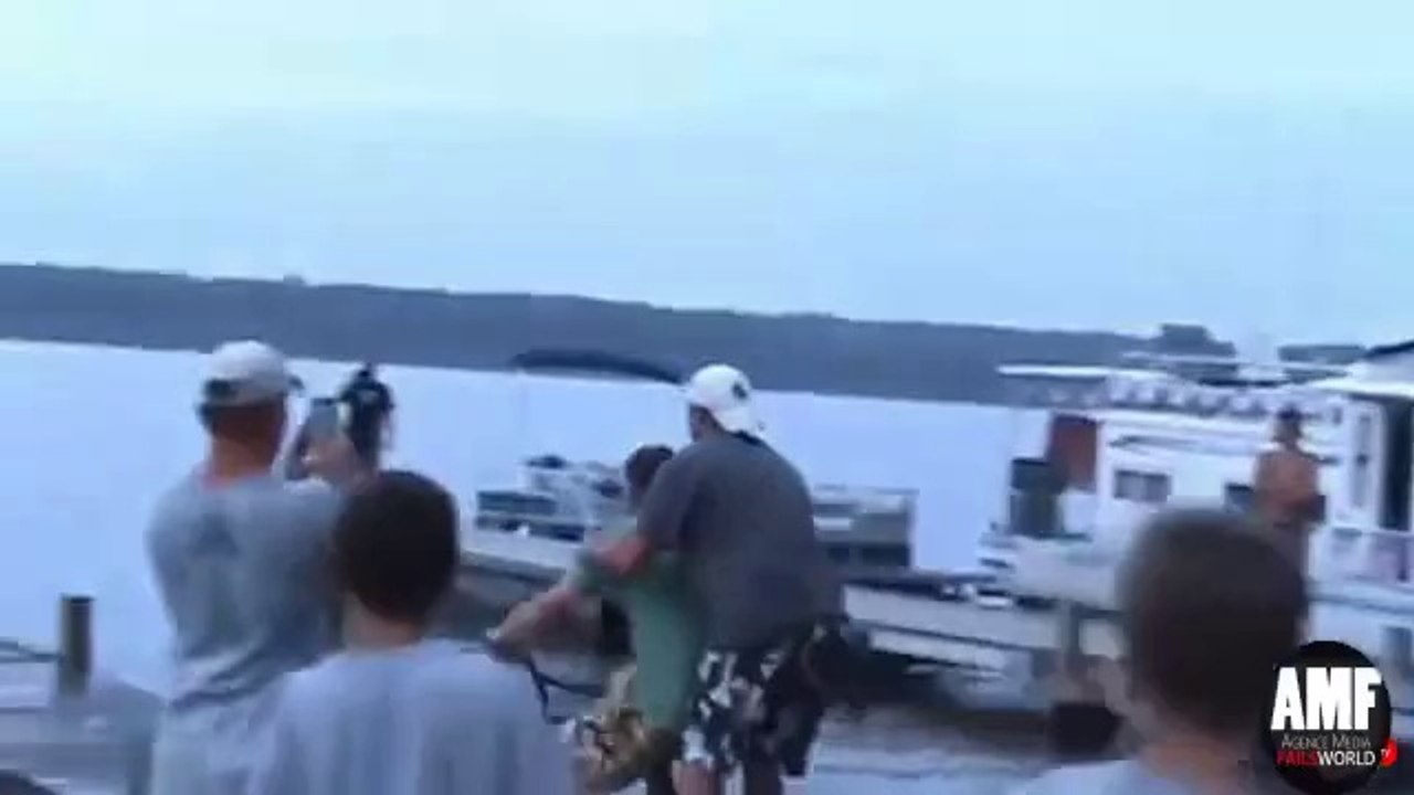 bike jump fail at dock