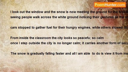 Mariela Contreras - viewing through a window