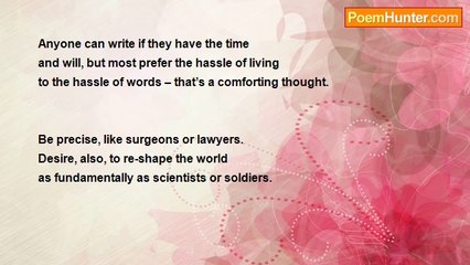 Paul Archer - Advice To Poets