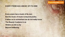 Shalom Freedman - Every Poem Has A Music Of Its Own