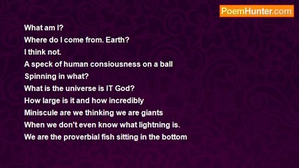 Craig Anderson - What Am I?