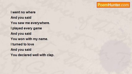 gajanan mishra - And you said