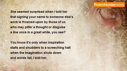 Michael Pruchnicki - Pilfering Poetry