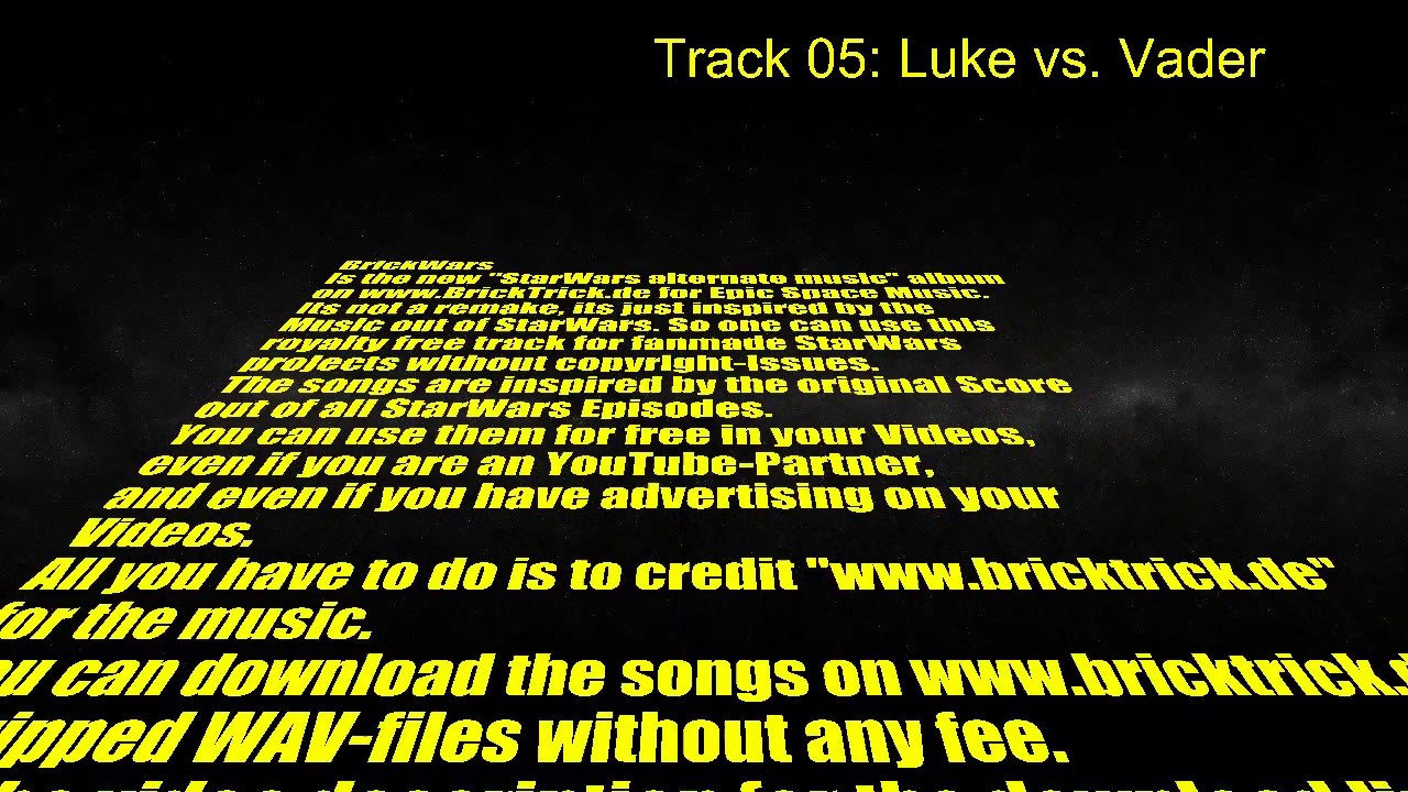 StarWars alternate music 05: Luke vs Vader