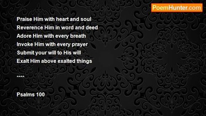 Loyd C. Taylor - Praise