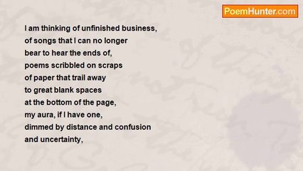 Don McWilliams - Unfinished Business