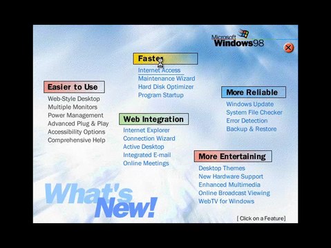 Windows 98 Tour by Microsoft